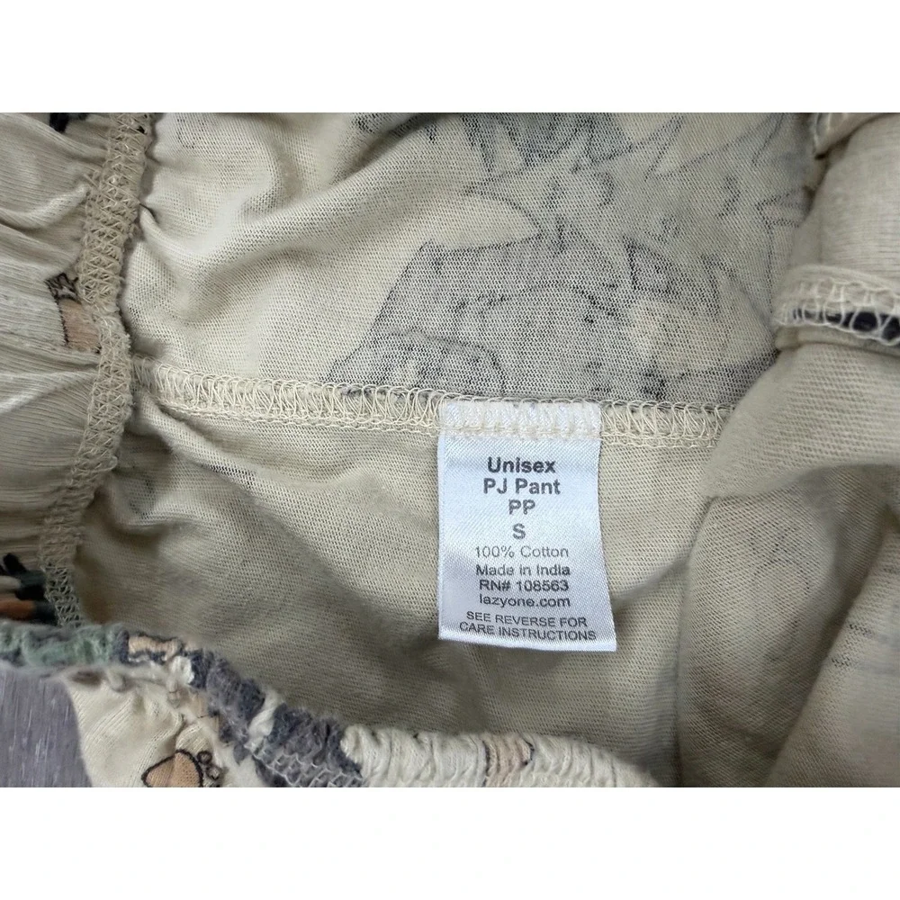 Lazy One Sasquatch Pajama Lounge Pants Unisex Size Small